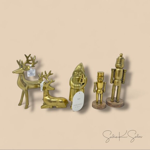 Christmas Santa Figurine Gold - Threshold, Target 2024 - Picture 5 of 5